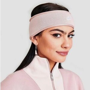 NWT. Nike Oxford pink fleece headband. OSFM.